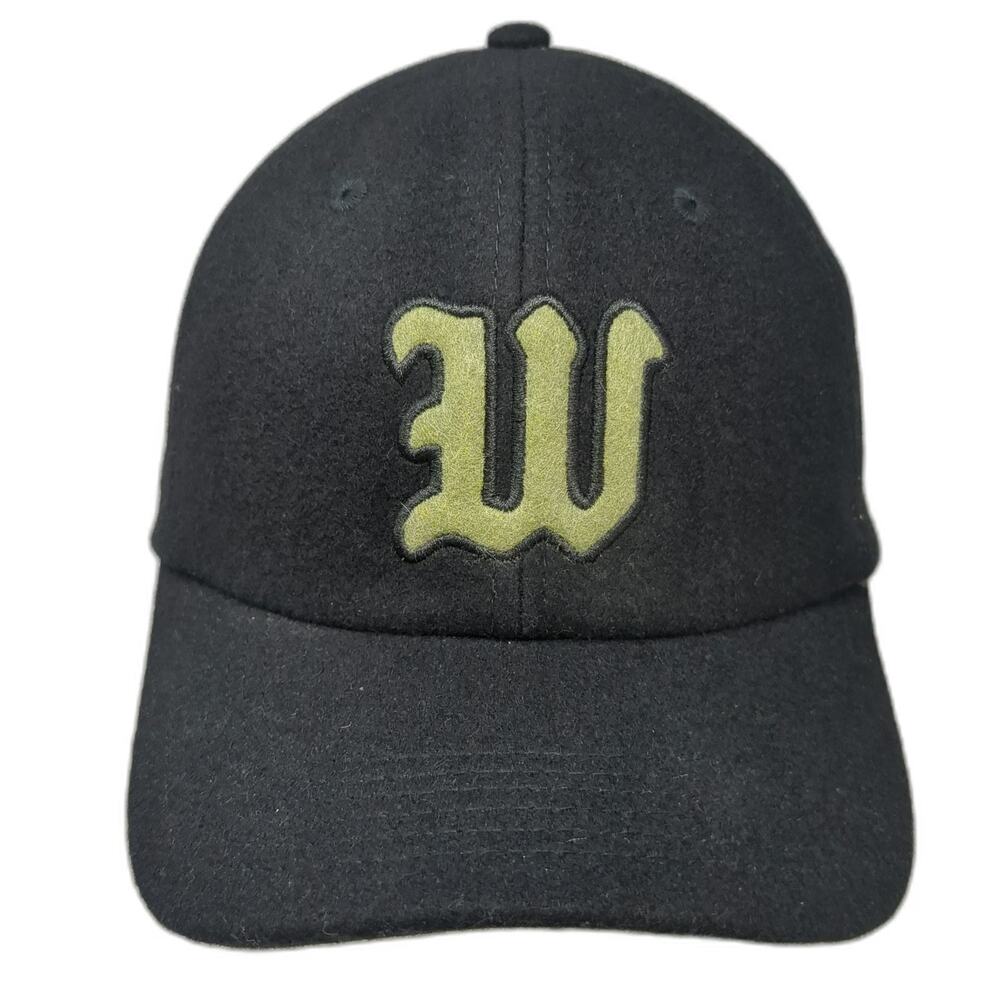 Big Accessories Baseball Cap Black One Size Wool Blend Face Full of Sunshine Hat